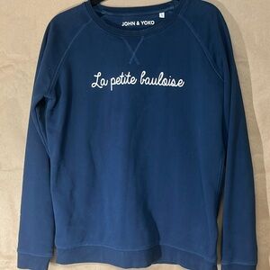 John and Yoko super soft women’s L La petite Bauloise sweatshirt